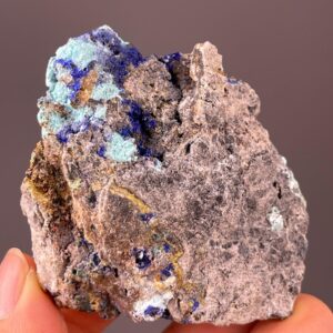 Exquisite Malachite and Azurite Cluster - Natural Mineral Beauty - From China - Perfect for Collectors