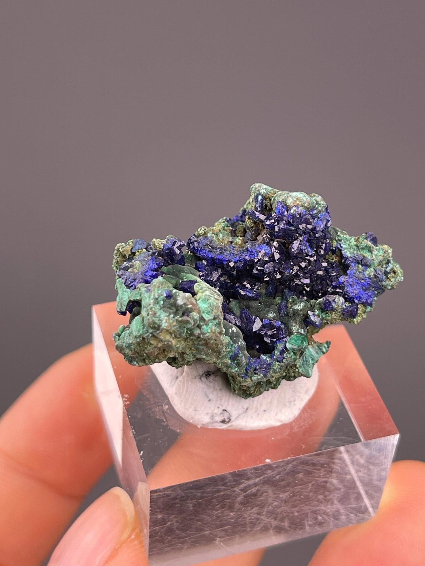 Green Azurite specimen