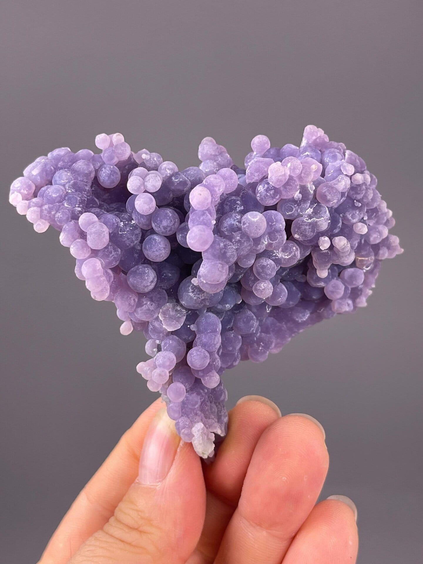 Vivid purple hues of Sulawesi grape agate