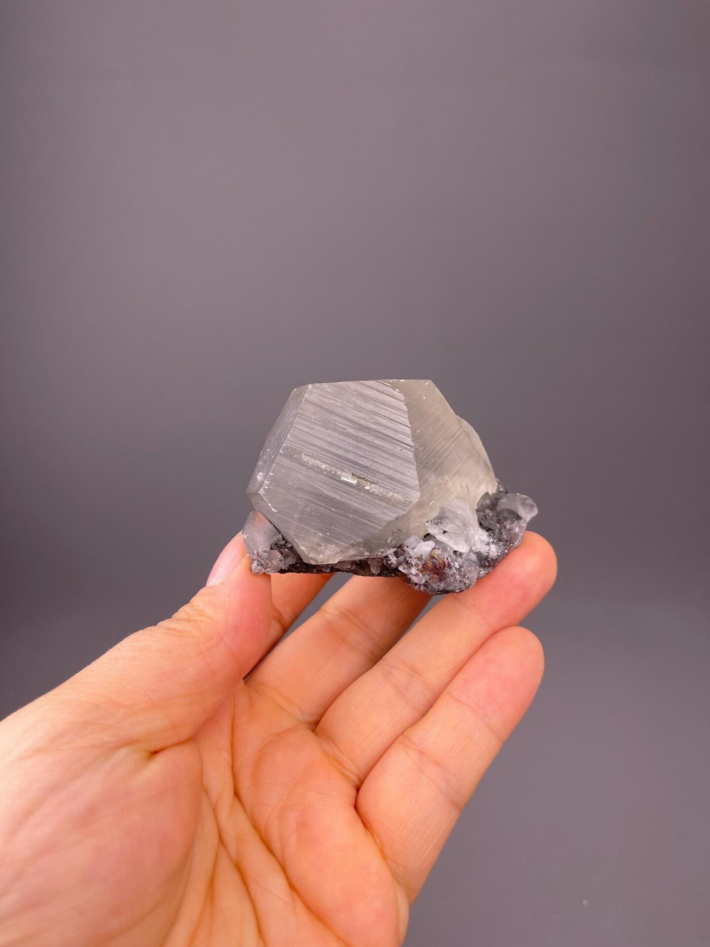 Scale reference of large Fujian calcite specimen