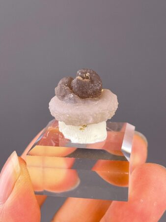 Panda Calcite Mineral - Unique Botryoidal Form - Rare Chinese Specimen - Collector's Gem