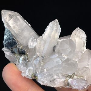 Stunning Hunan Quartz Mineral - Purple Fluorite and Cassiterite Combo - Rare Geological Find