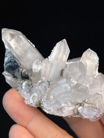 Stunning Hunan Quartz Mineral - Purple Fluorite and Cassiterite Combo - Rare Geological Find