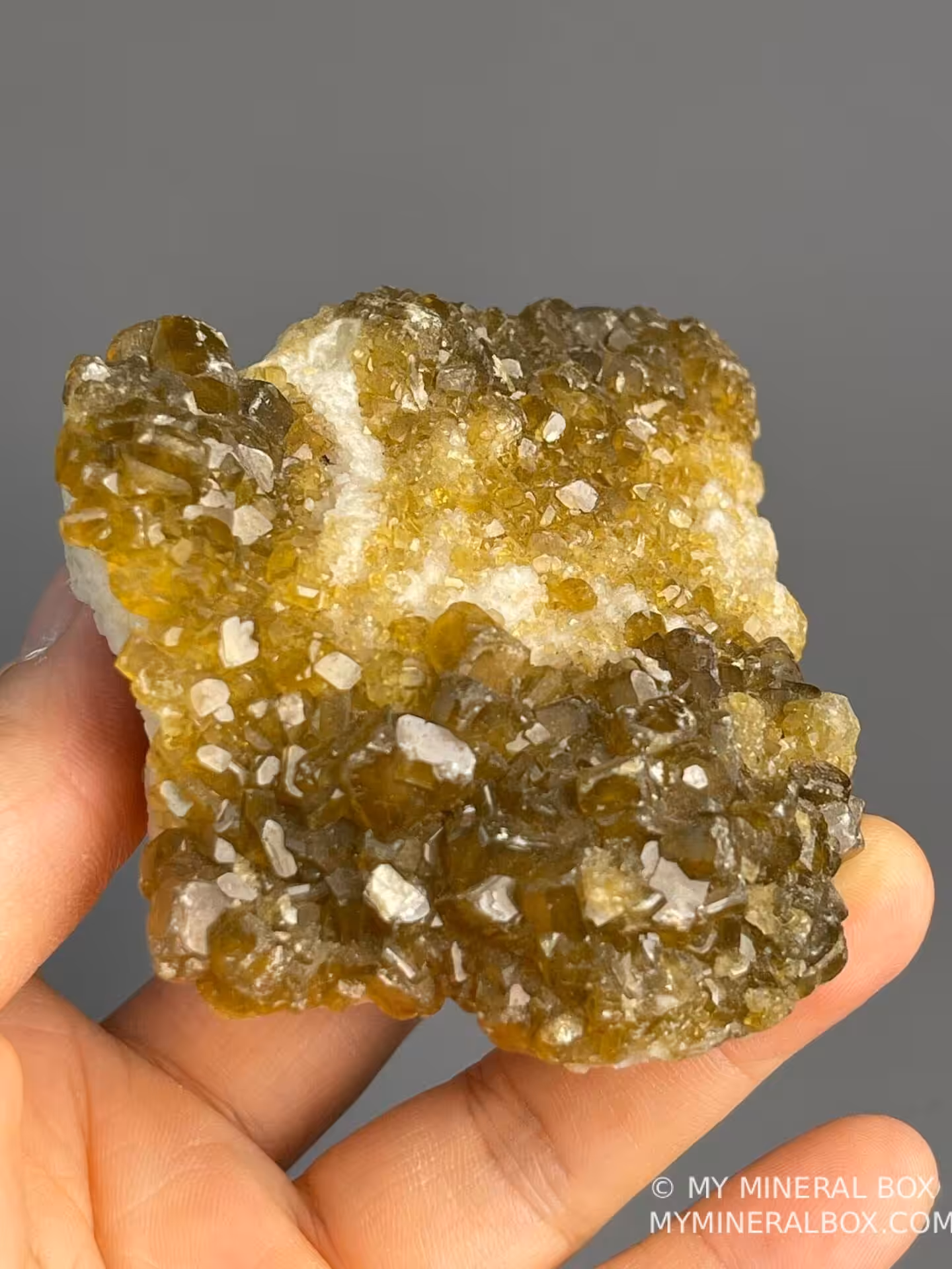 Golden Barite specimen, Jiangxi, China