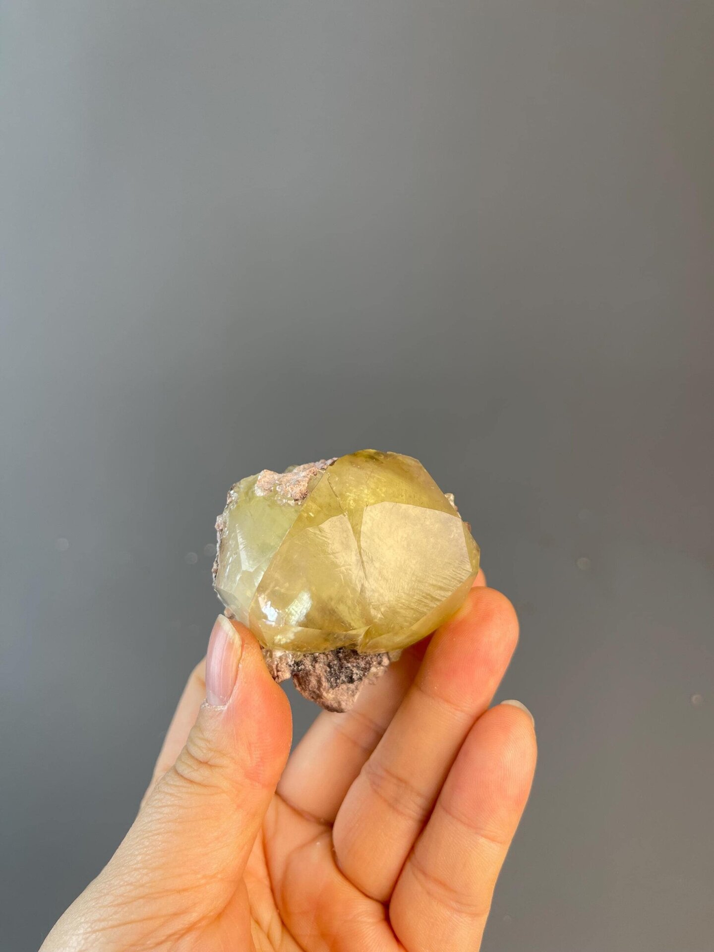 Calcite CaCO3 trigonal yellow variety from Hubei, China