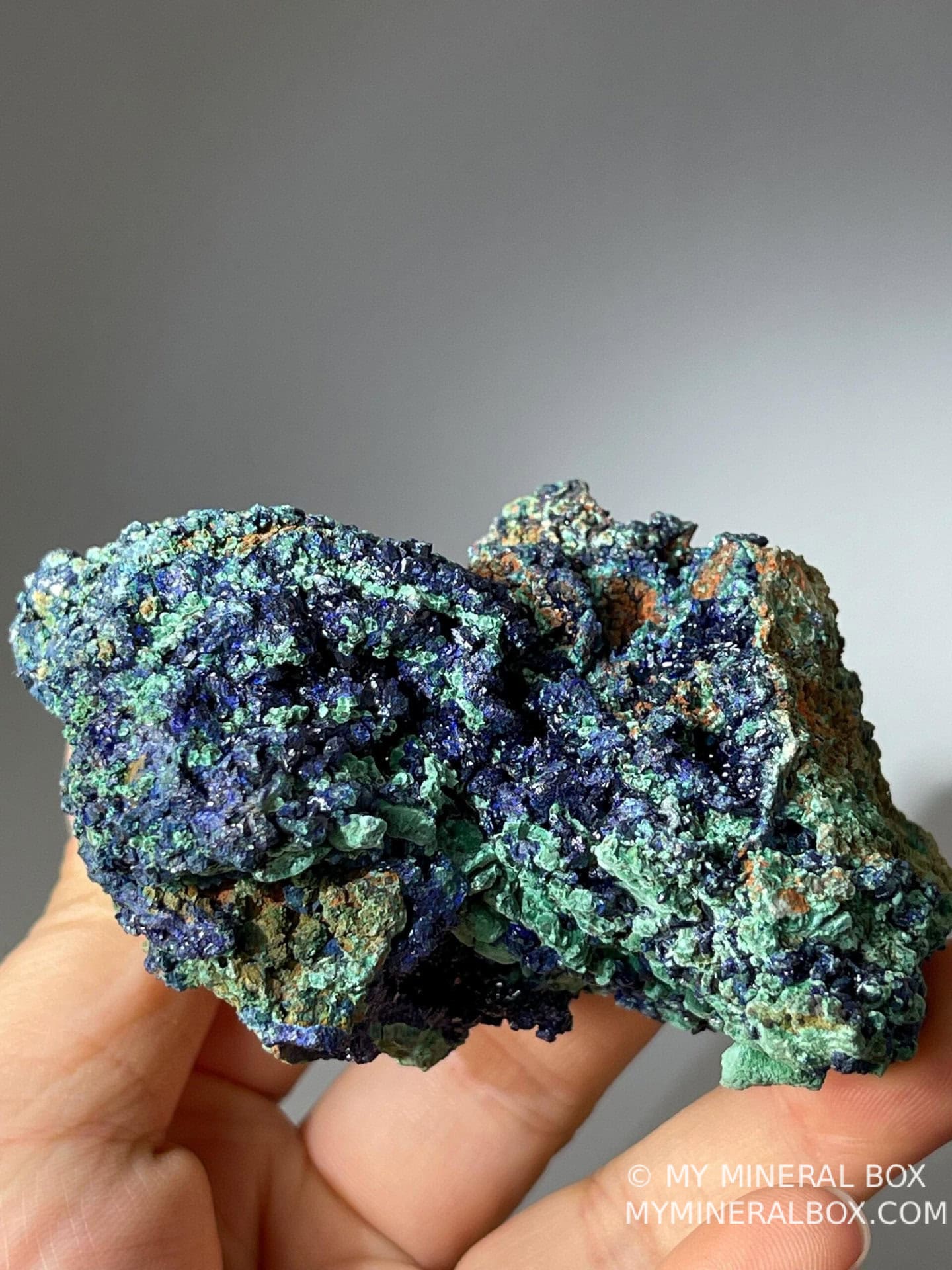 Azurite and malachite specimen from China