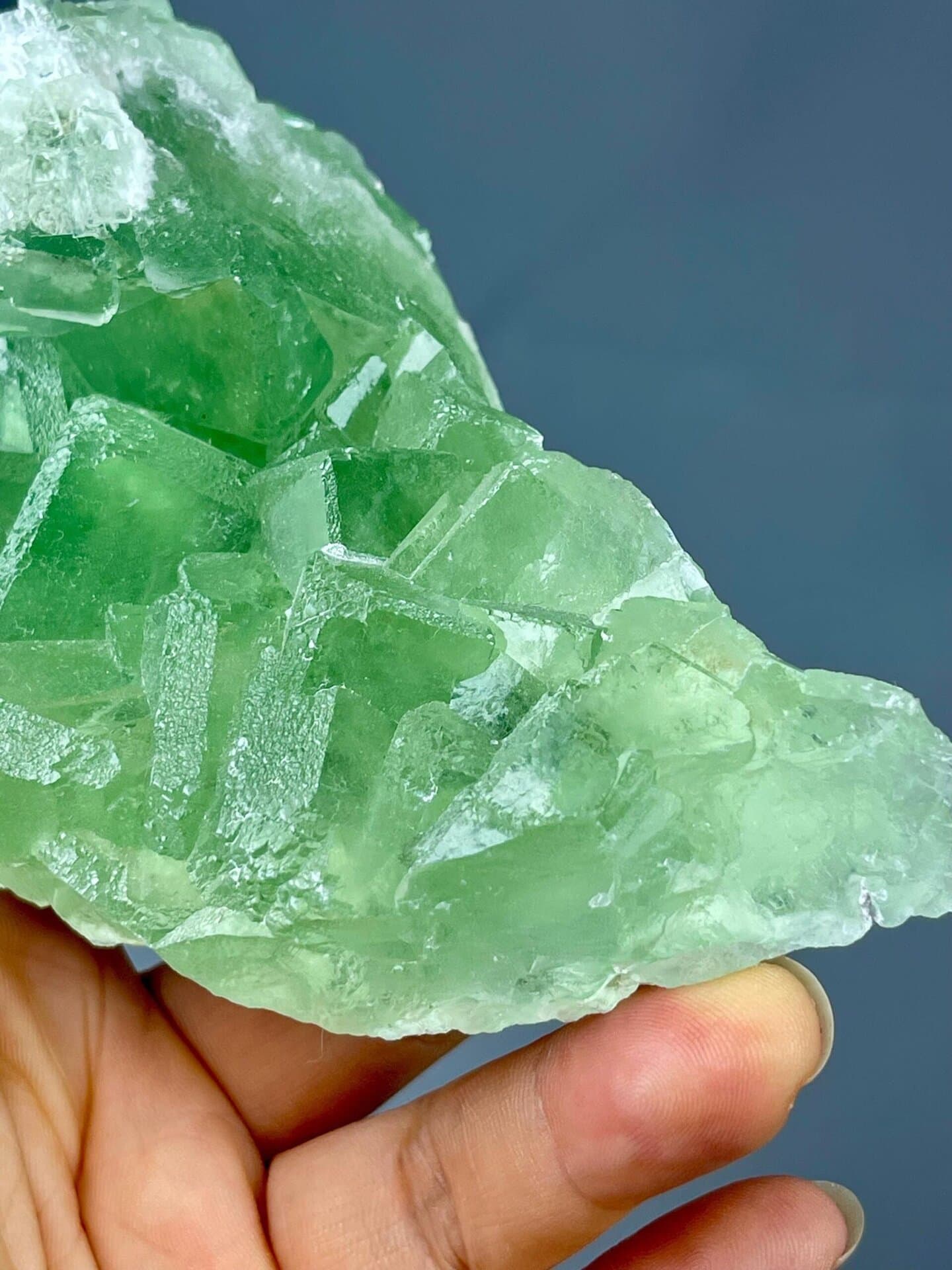Fluorite CaF2 isometric penetration twinning, Xianghuapu