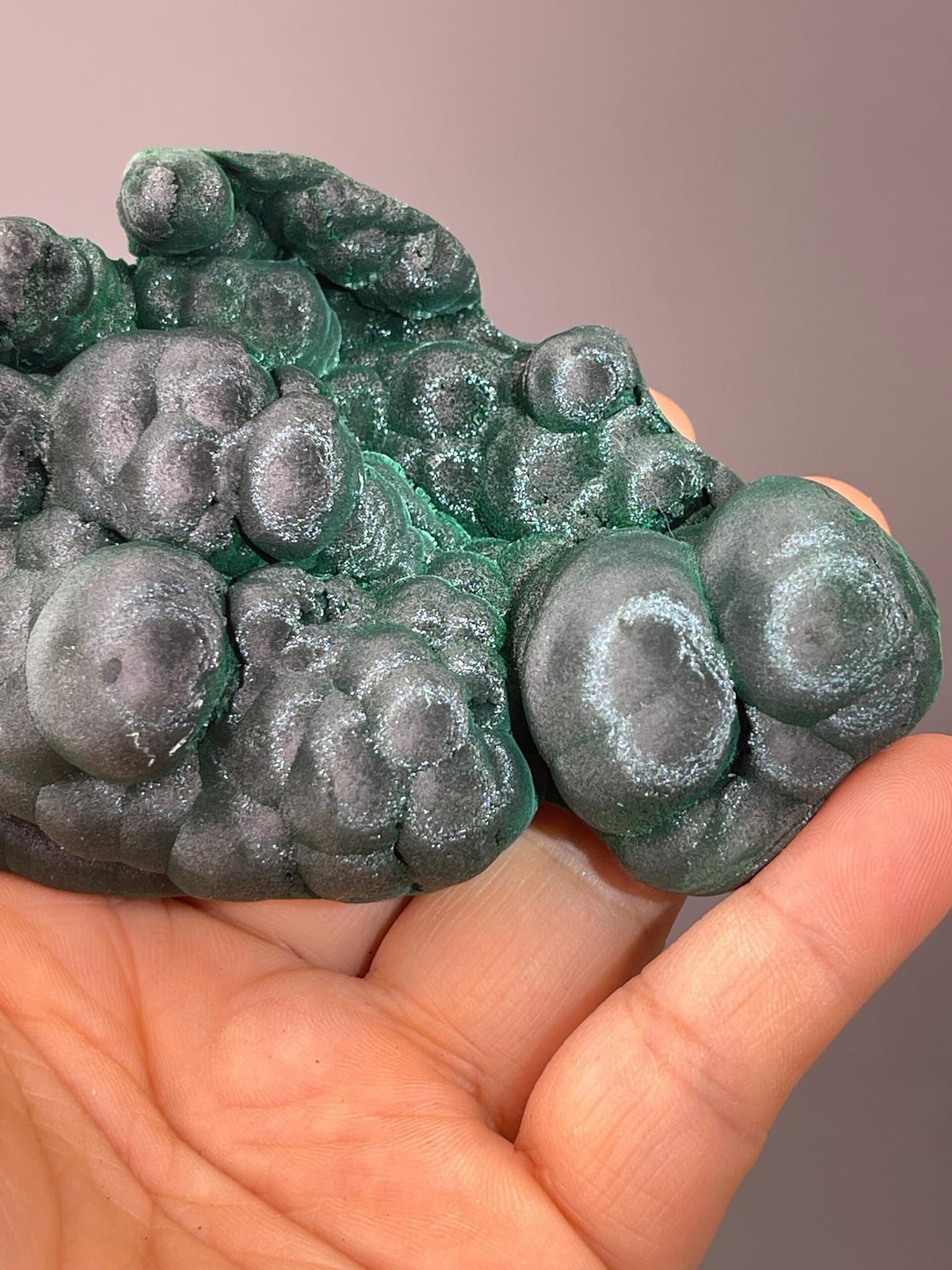 Scale view of 4.0x1.2x2.5 in large malachite cluster