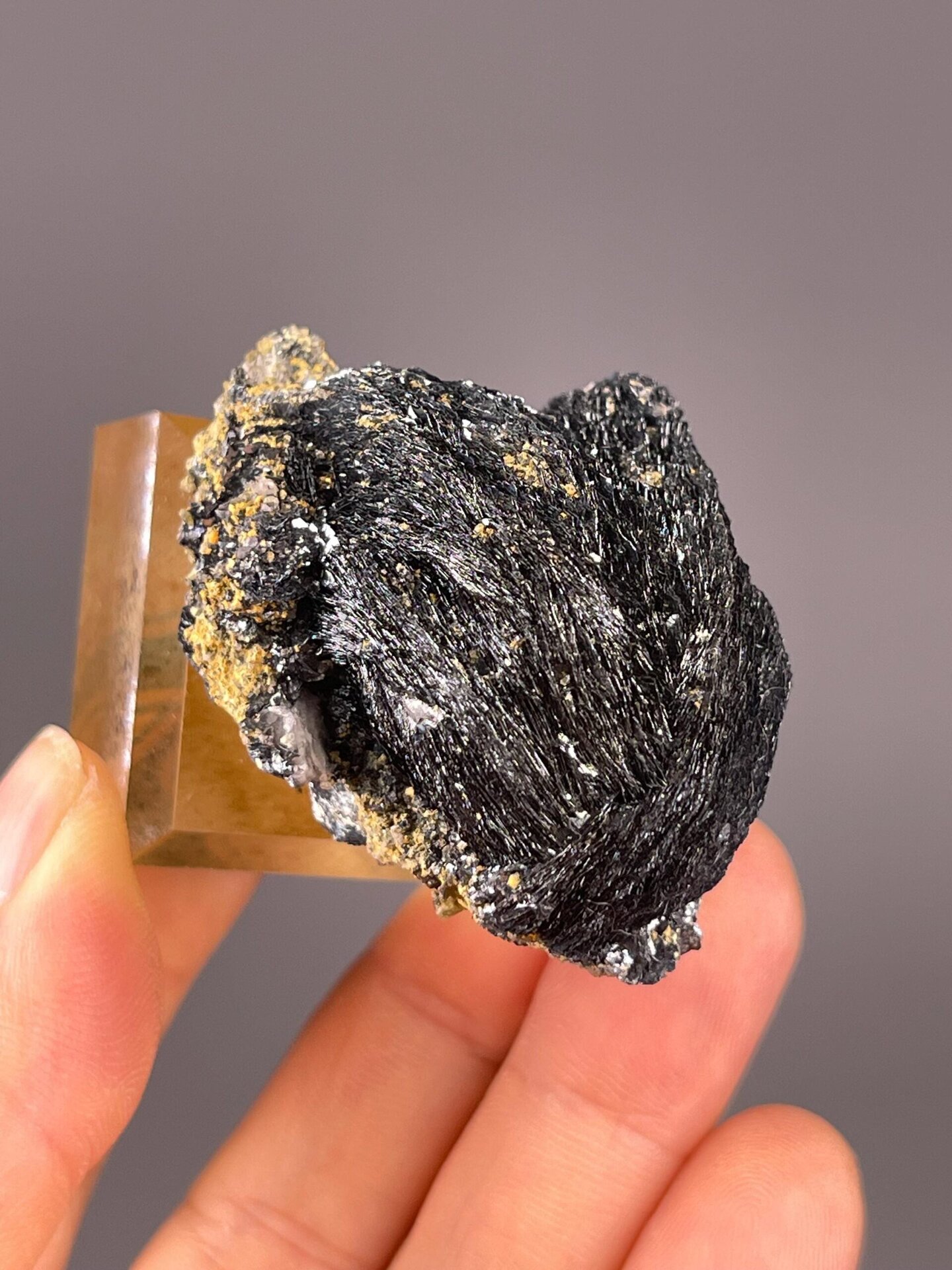 Platy specular hematite crystals from famous Bayan Obo mine