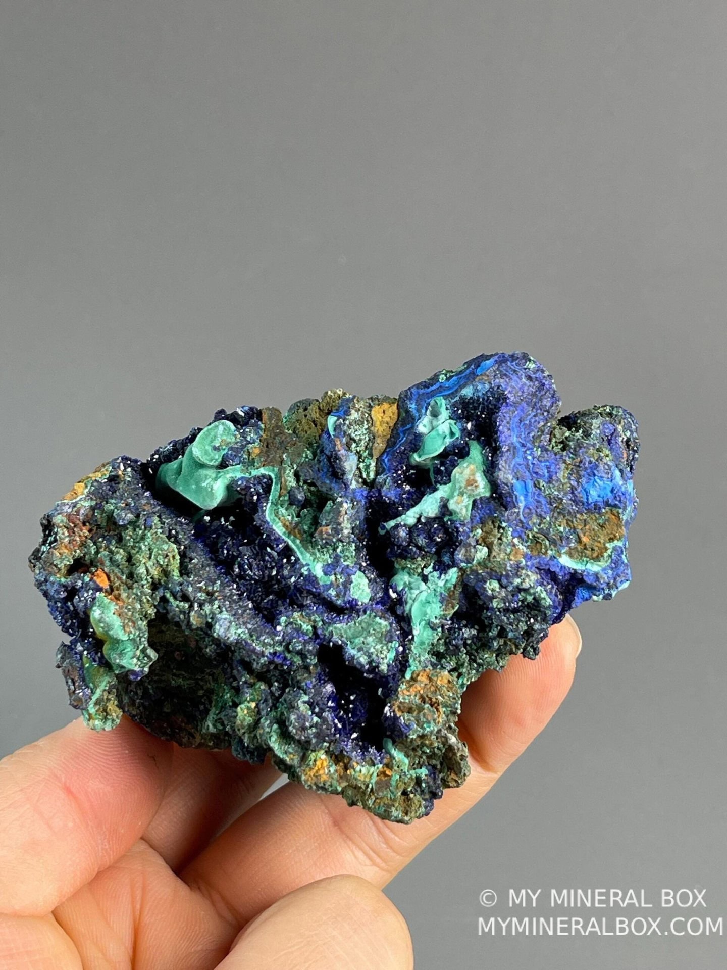 Azurite malachite copper mineral combination, China