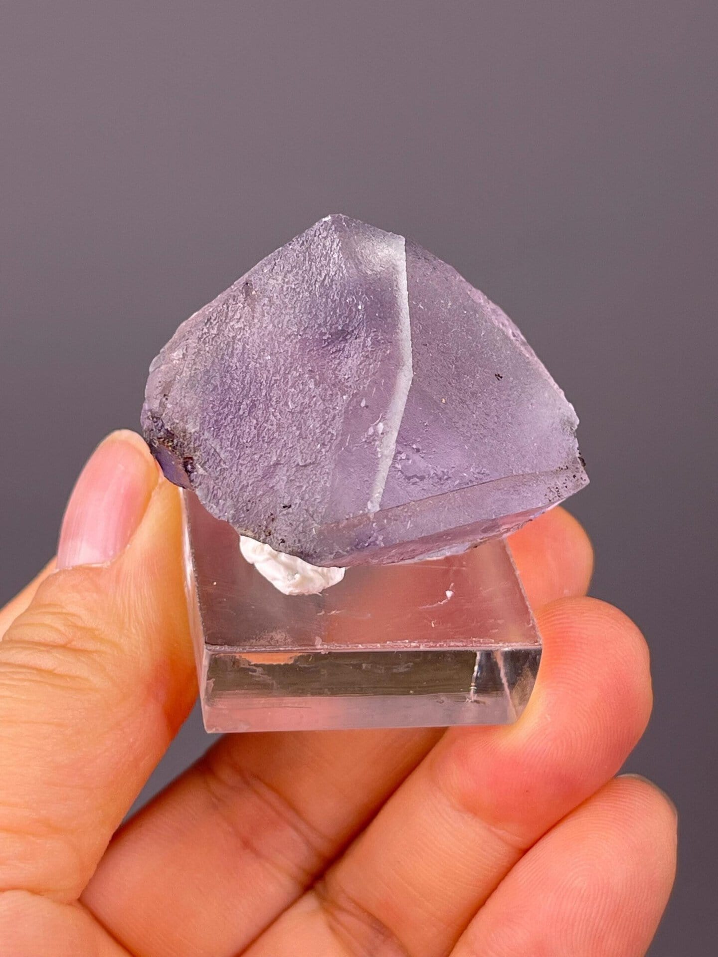 Fujian fluorite showing unusual octahedral rather than cubic form