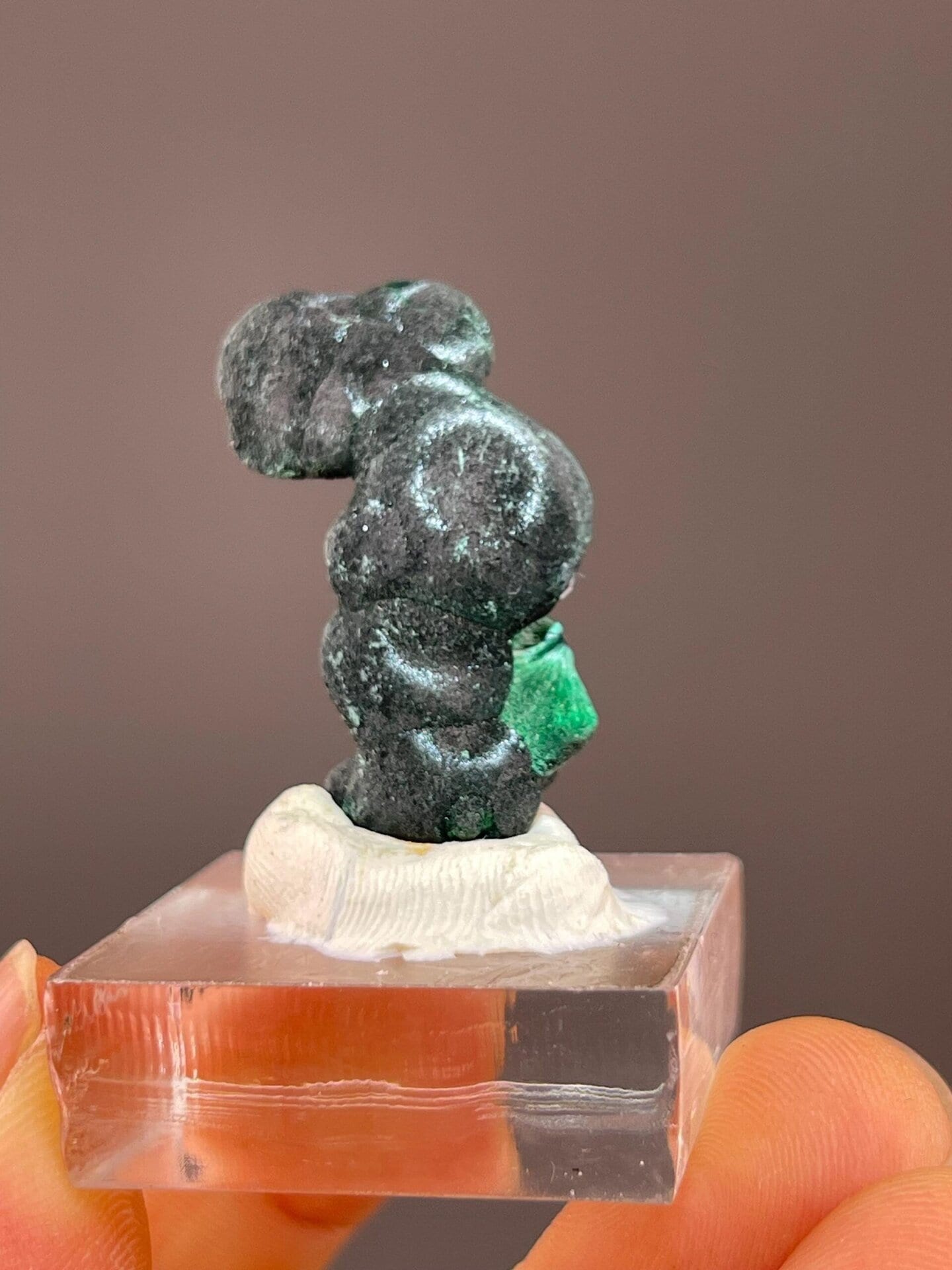Botryoidal malachite specimen from Yangchun, Guangdong, China