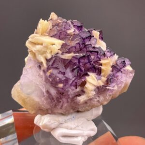 Purple Fluorite Cluster - Rich Deep Hues - Guzhou, China - Healing Stone