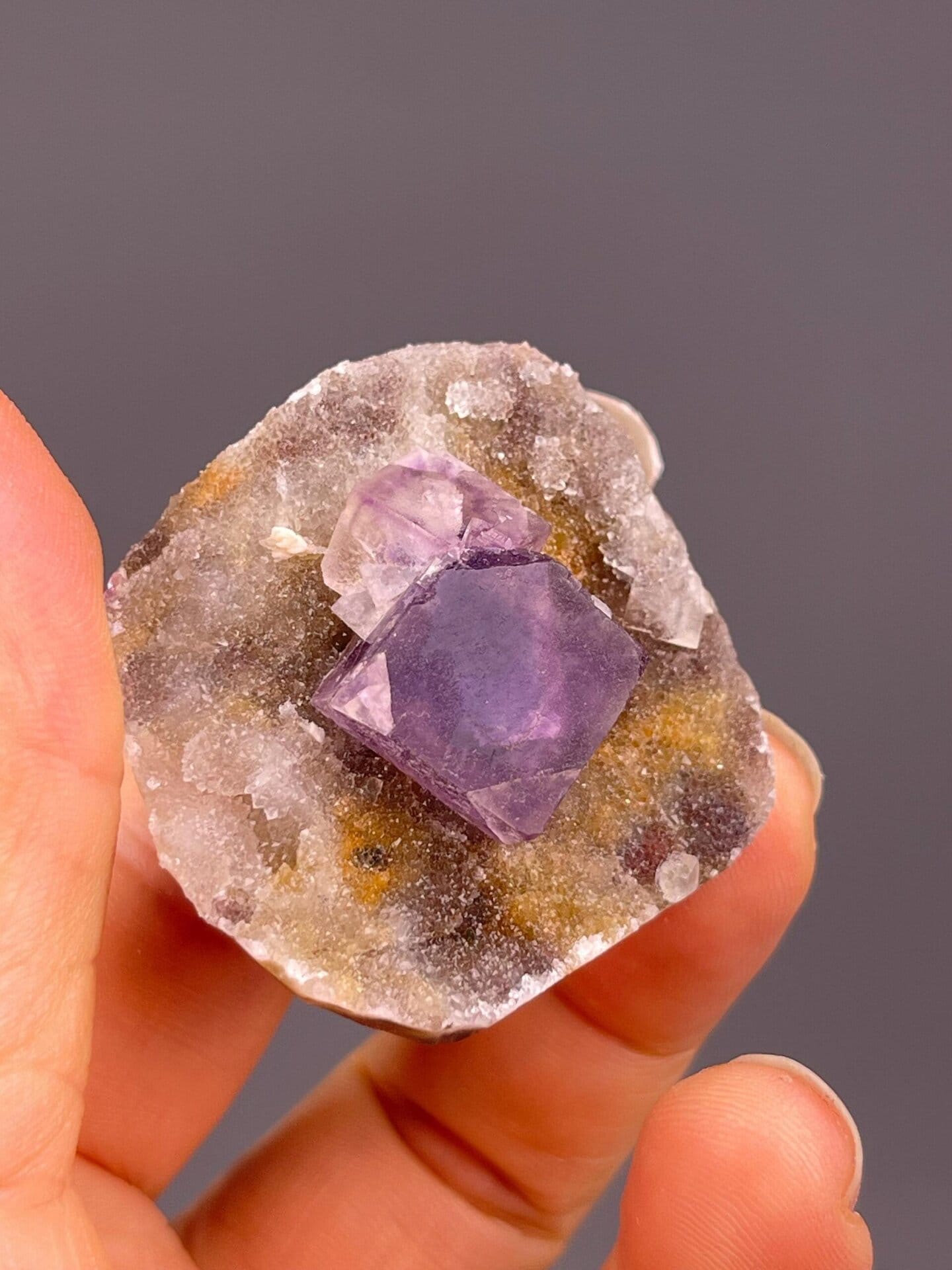 Collector fluorite specimen with rare phantom frame inclusion