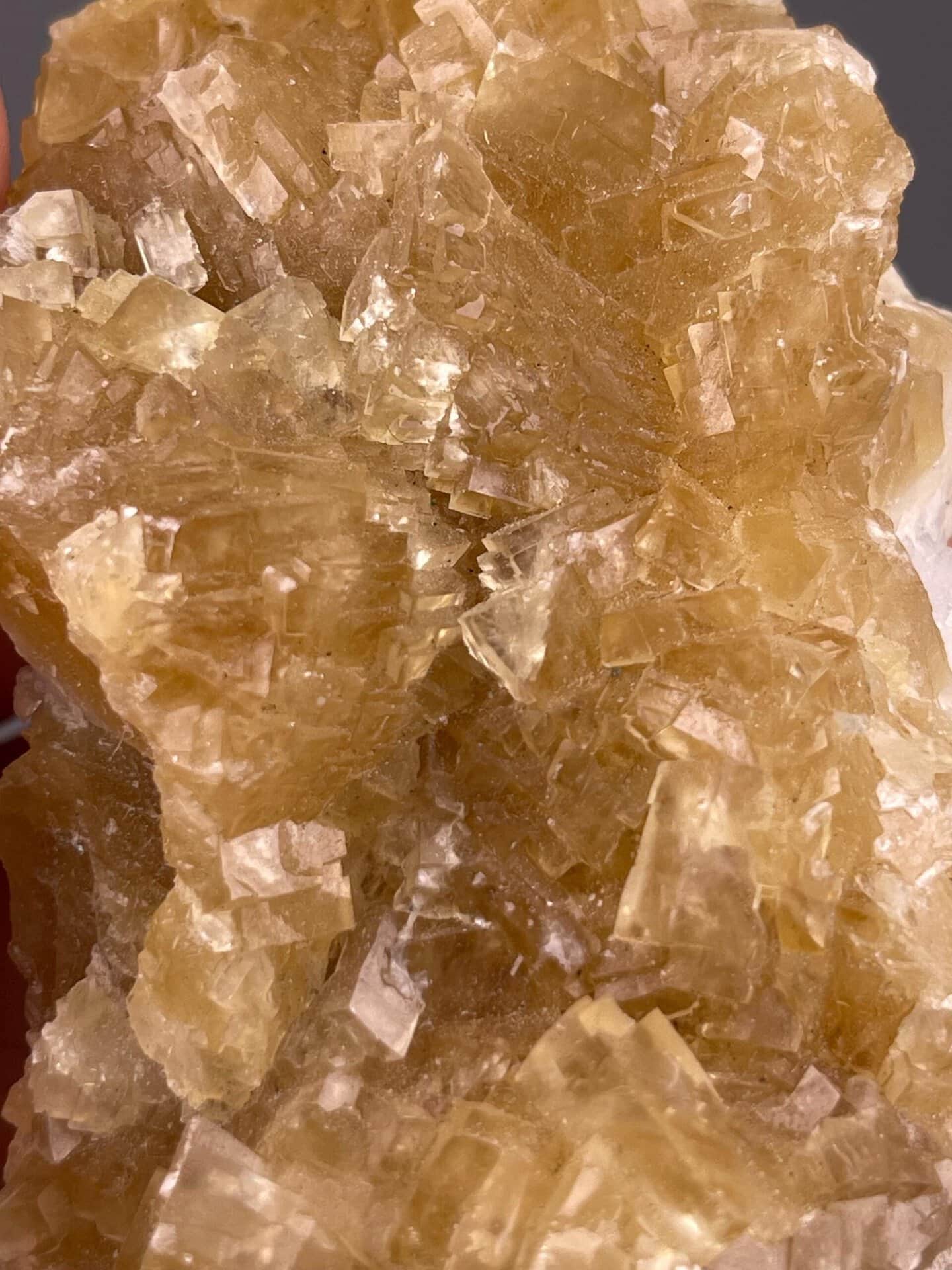 Collector yellow fluorite from Beijing area, China