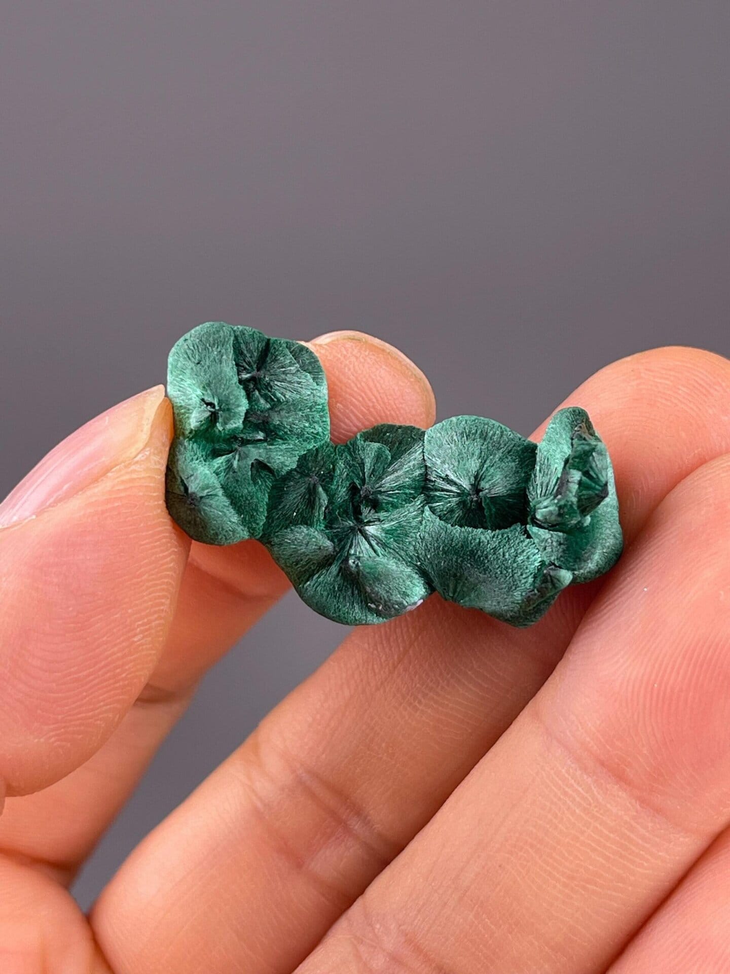 Malachite mineral specimen from Yangchun copper deposit, China