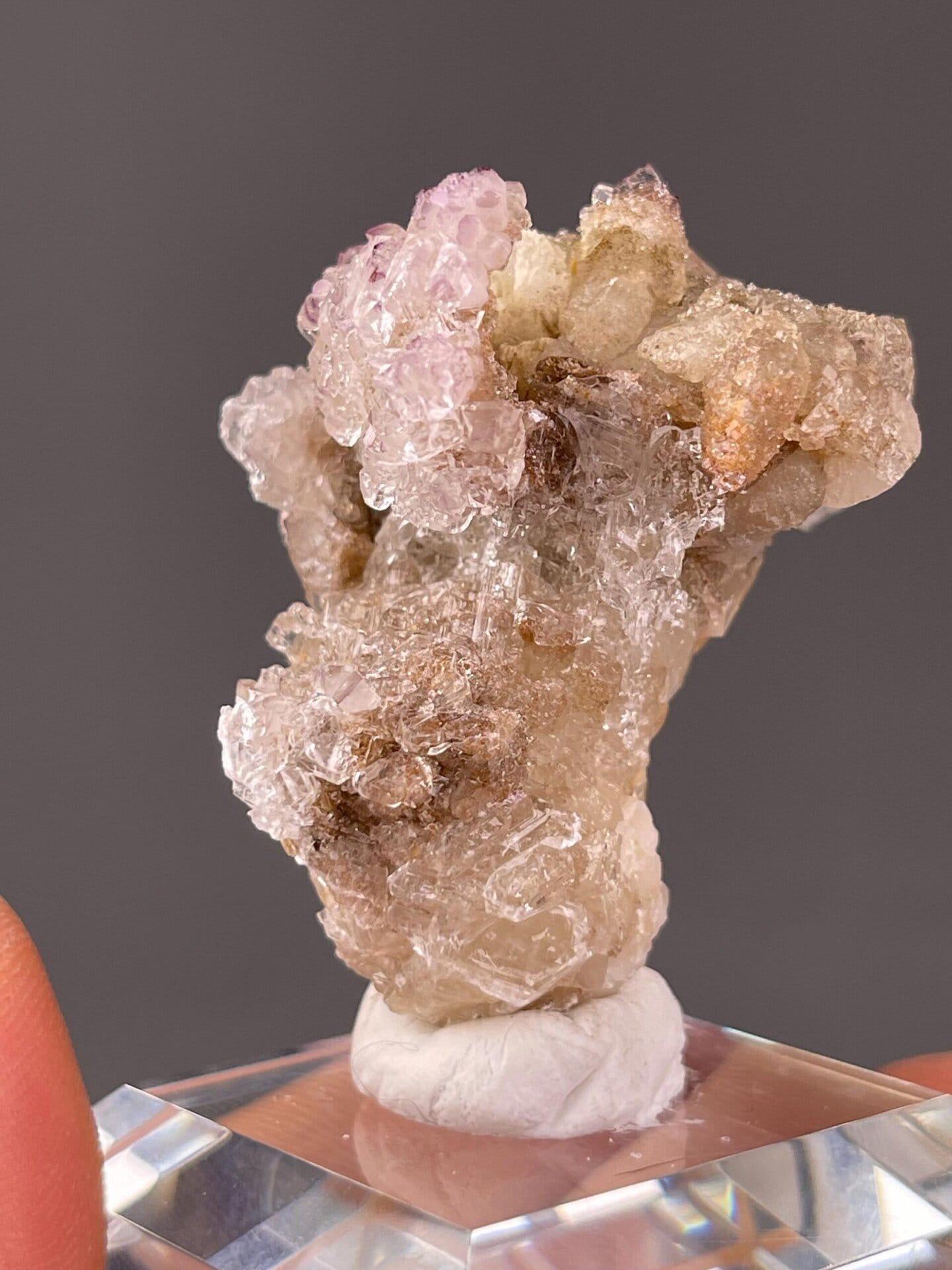 Etched fluorite crystal with vitreous luster, 1.23 oz