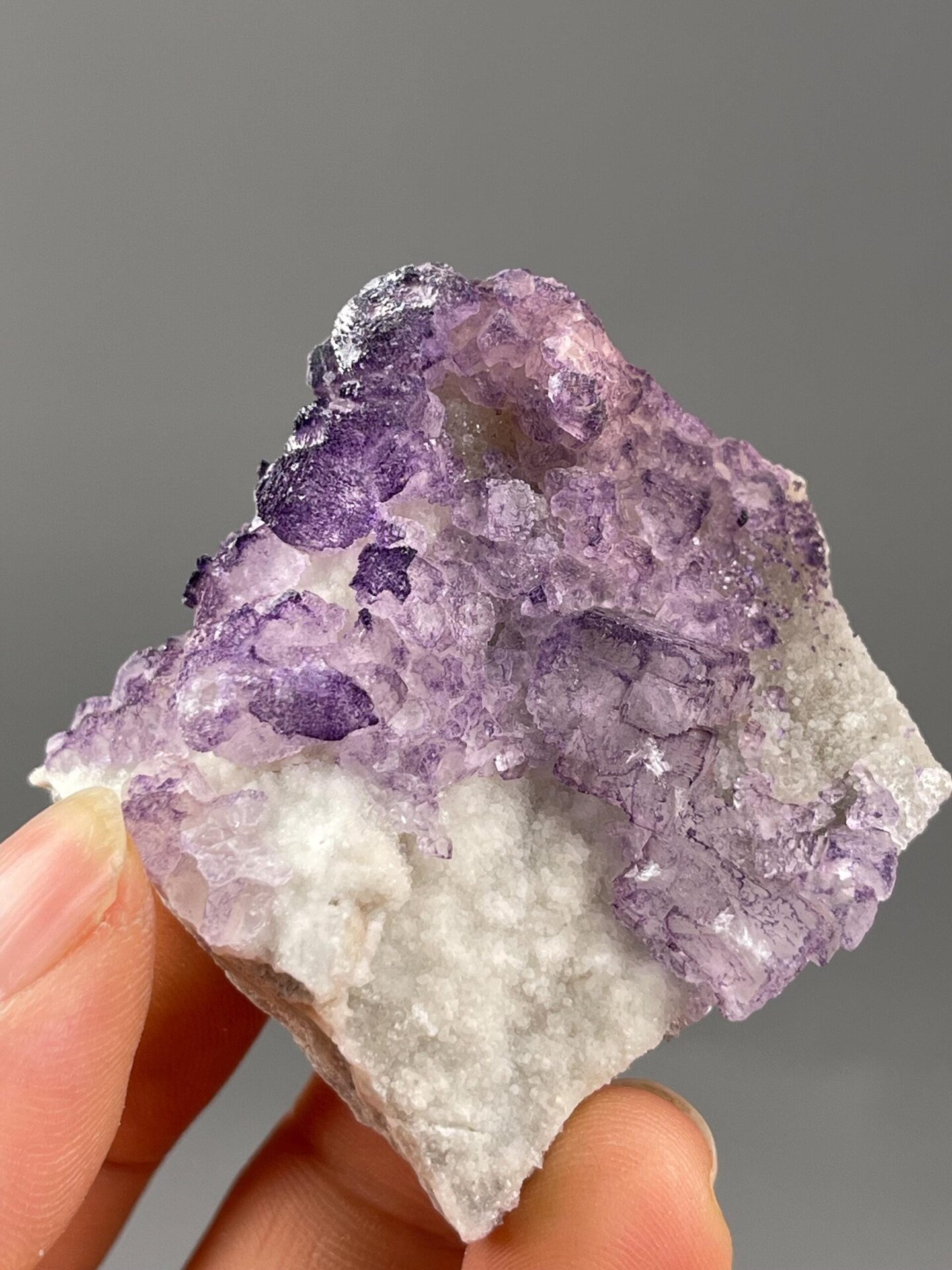 Guizhou fluorite unique growth pattern detail