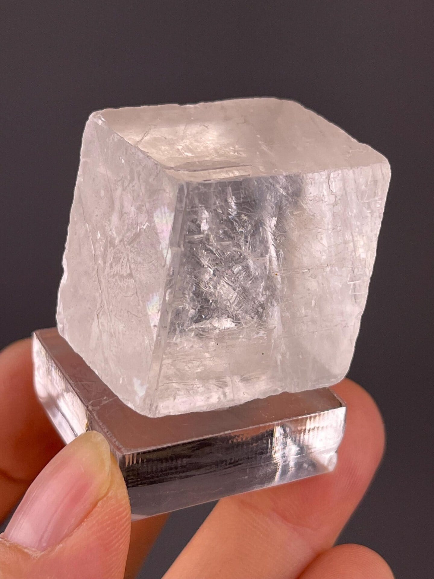 Iceland spar optical calcite China scale reference
