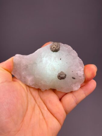 Green Fluorite and Pyrite Mineral Cluster - Natural Healing Stone - Fujian Geology