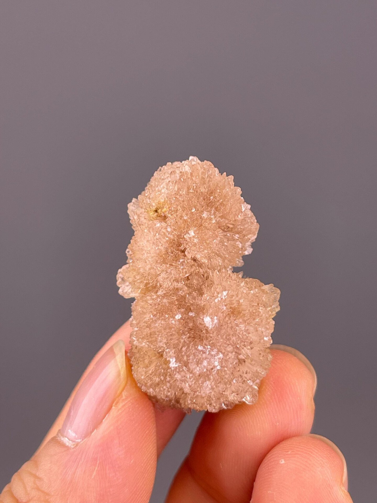 Fine needle gypsum crystal detail