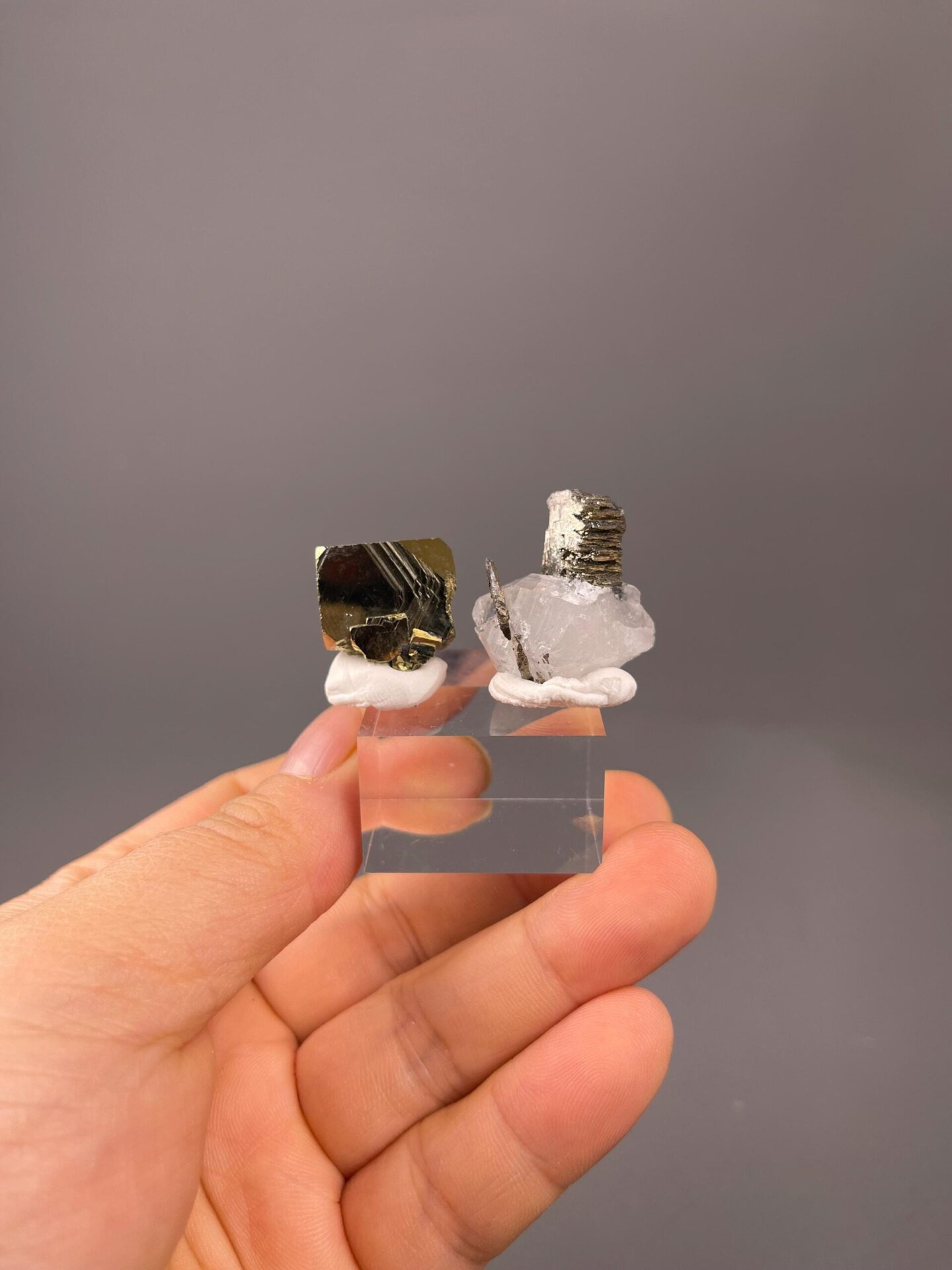 Iridescent chalcopyrite specimen from Yaogangxian Mine