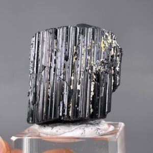 Black Tourmaline Cluster - Raw Schorl Crystal - Yunnan Sourced - Energetic Healing Stone