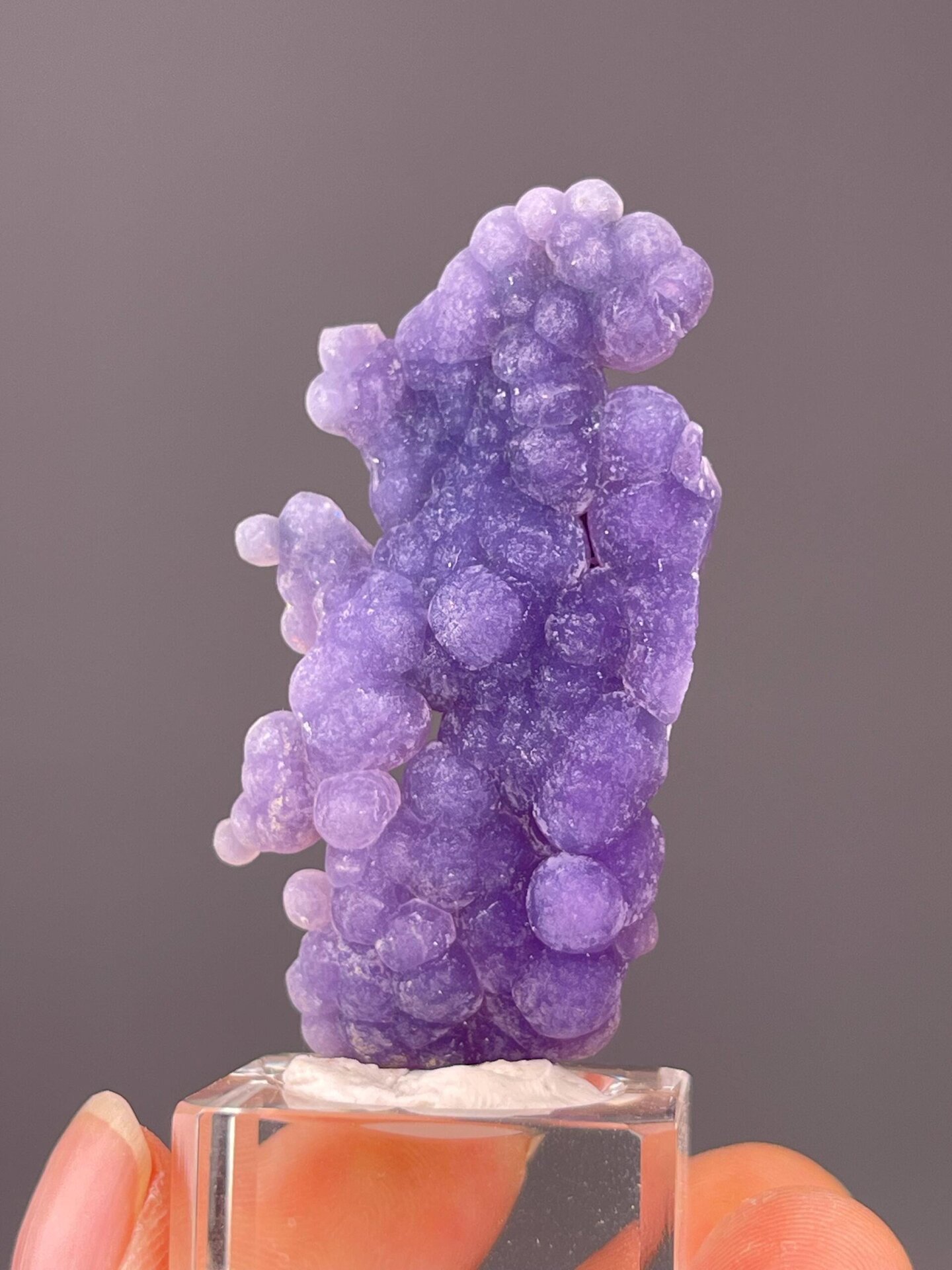 Indonesian grape agate specimen full view