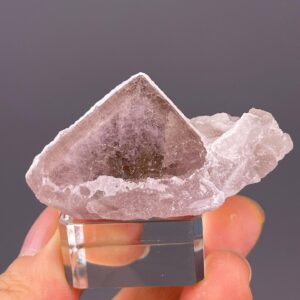 Rare Purple Fluorite Cluster - QR Code Pattern - Guizhou, China - Unique Mineral Display