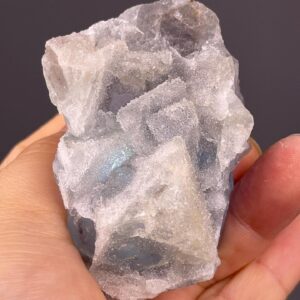 Natural Blue Fluorite Cluster - Sugar Coated and Etched Beauty - Fujian, China - Perfect for Collectors