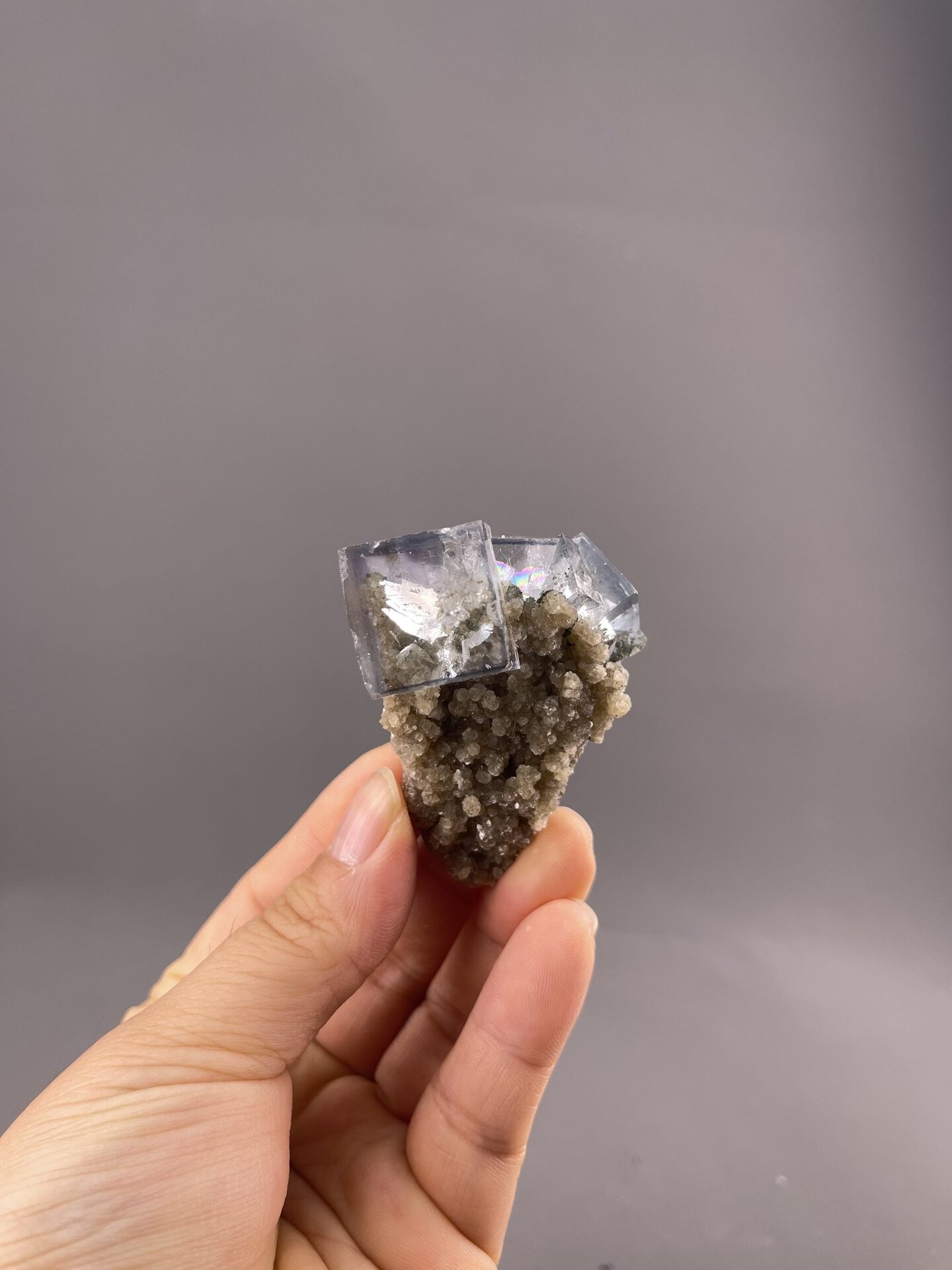 Fluorite mineral specimen from Yaogangxian Mine, China