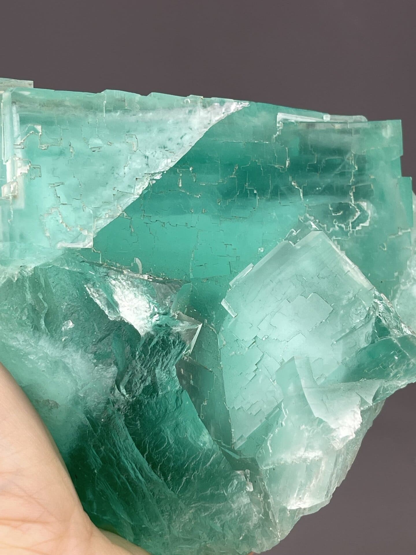 Pale green fluorite cubic crystals on matrix, Yaogangxian Mine
