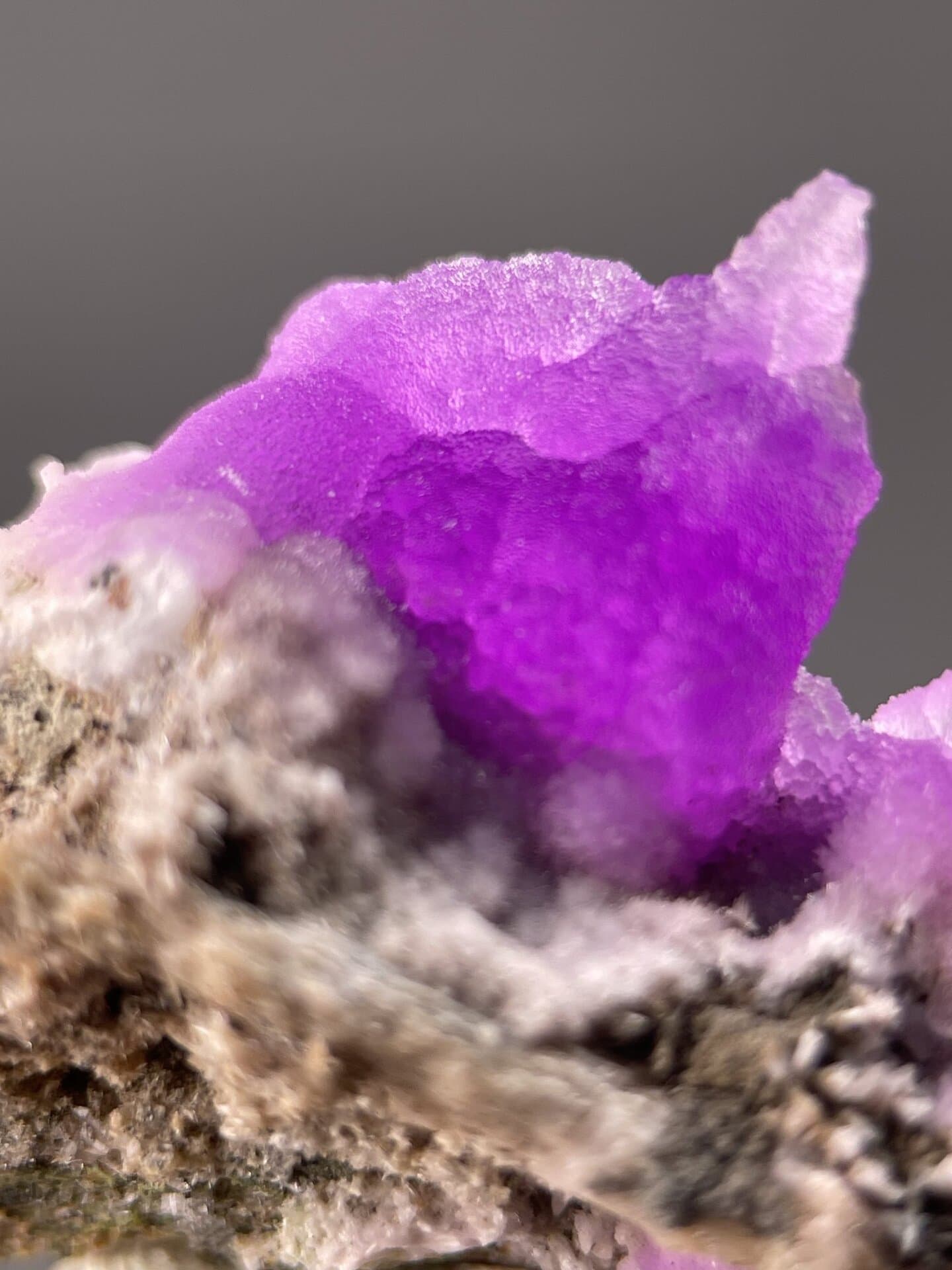 Pink fibrous rhodochrosite from Yunnan Province China, SKU 1136