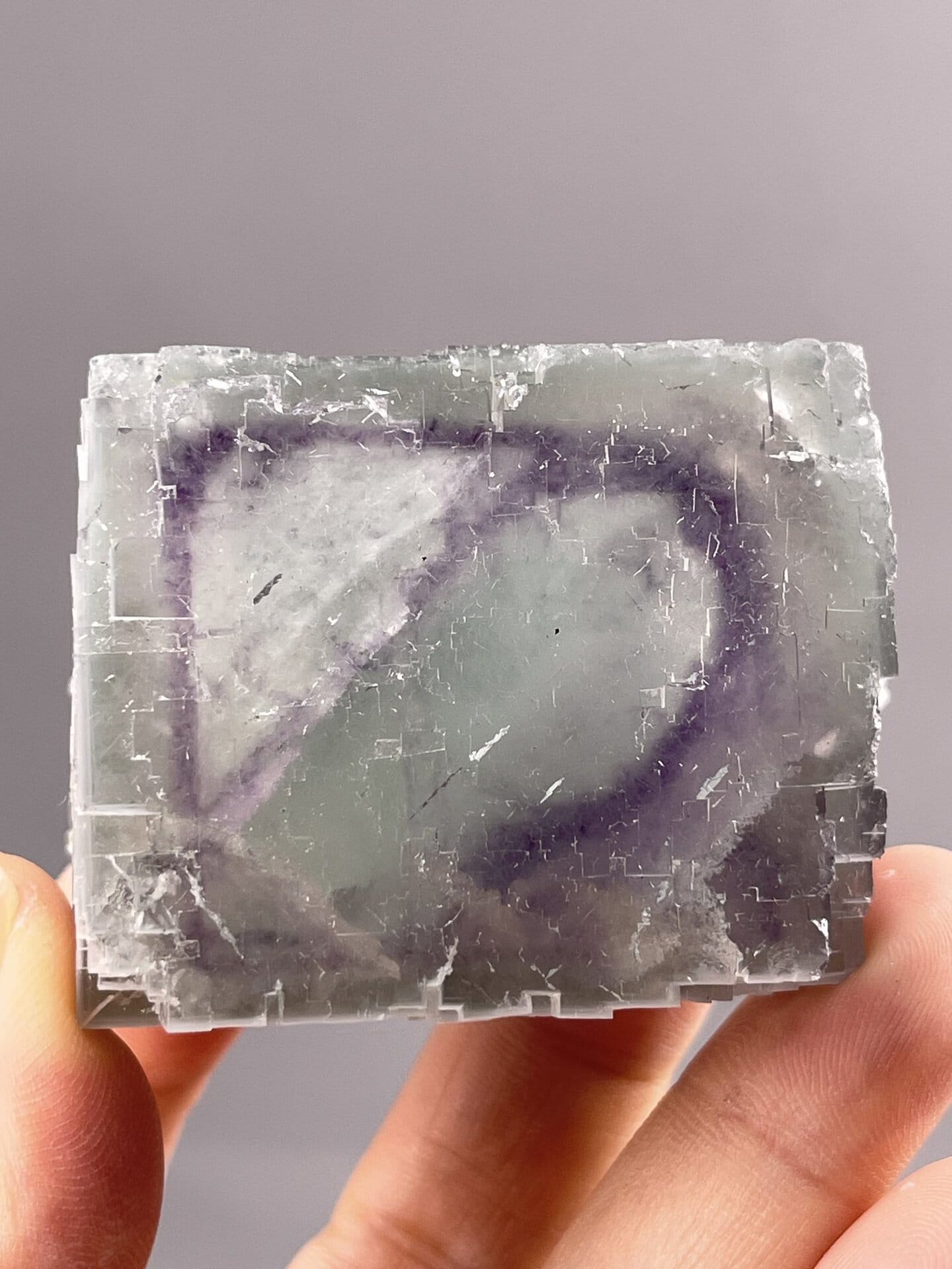 Porcelain Blue Fluorite Cubic Yaogangxian Chenzhou
