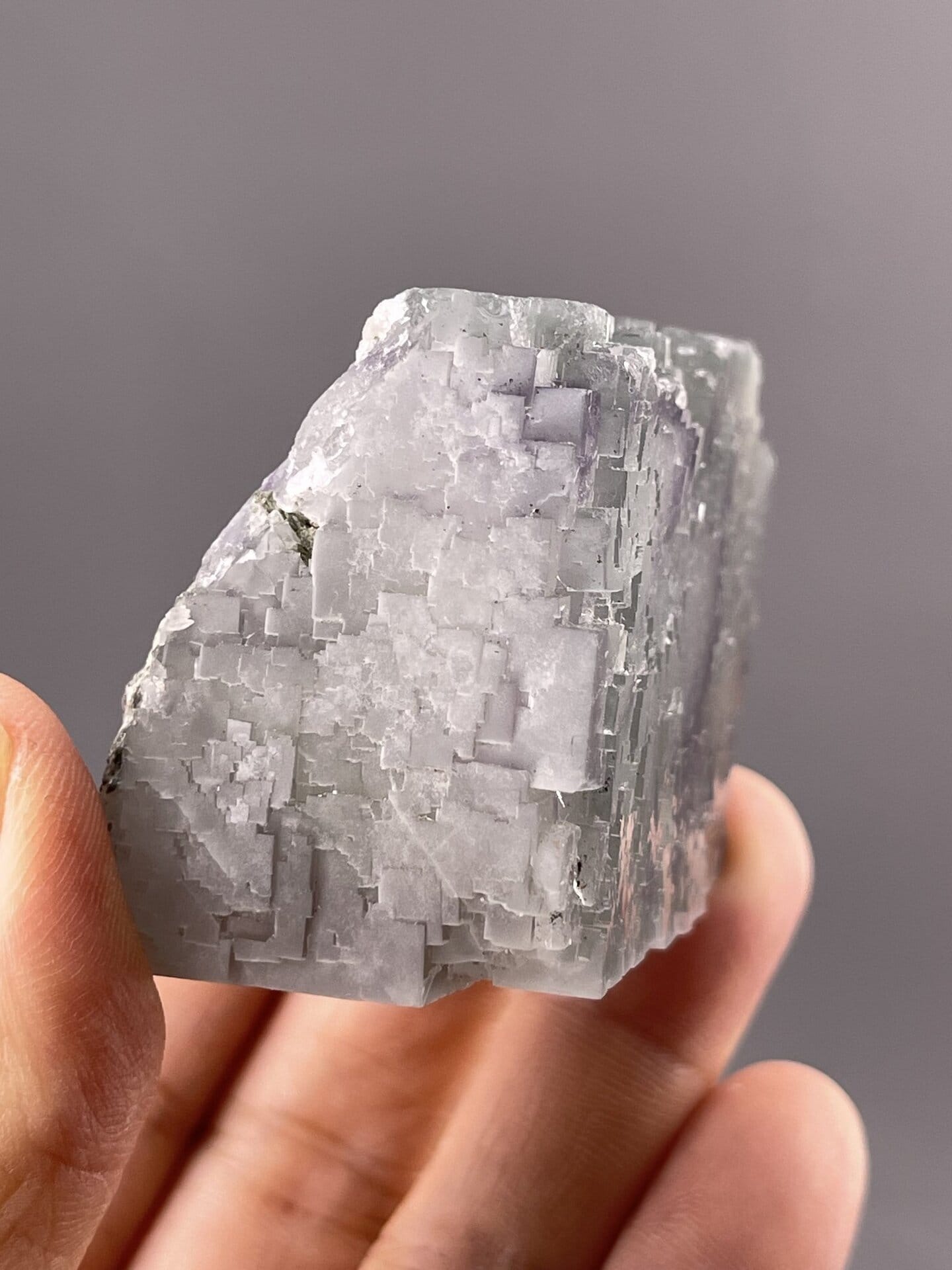 Porcelain Blue Fluorite Cubic Yaogangxian Chenzhou
