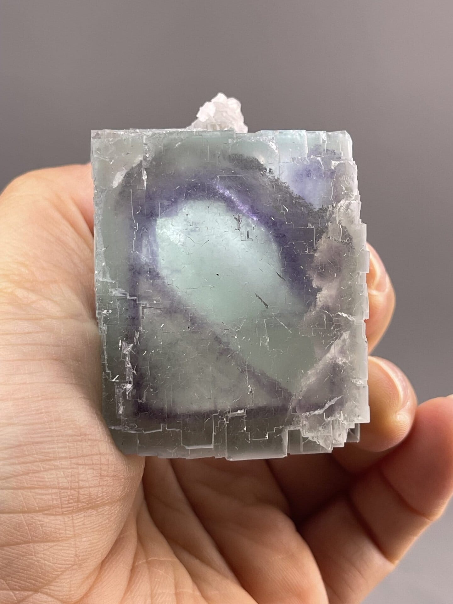 Porcelain Blue Fluorite Cubic Yaogangxian Chenzhou