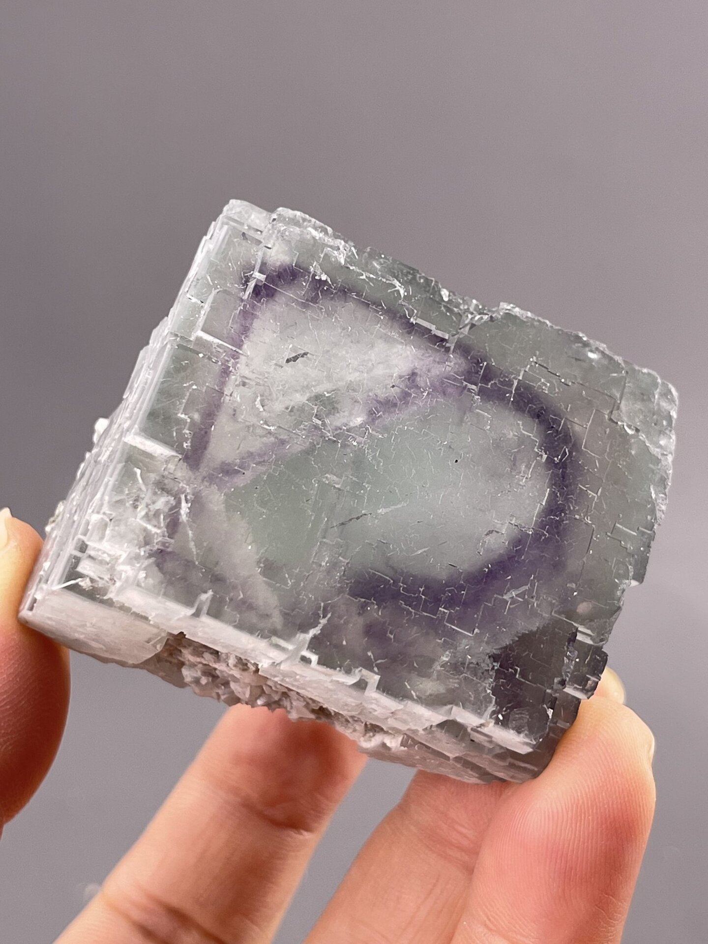 Porcelain Blue Fluorite Cubic Yaogangxian Chenzhou