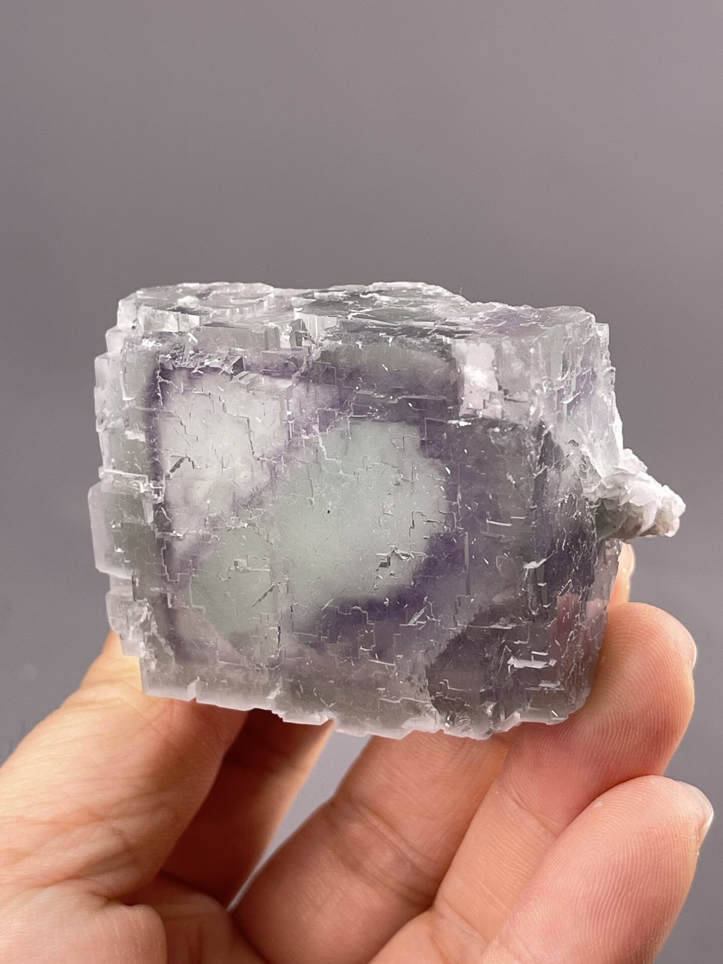 Porcelain Blue Fluorite Cubic Yaogangxian Chenzhou