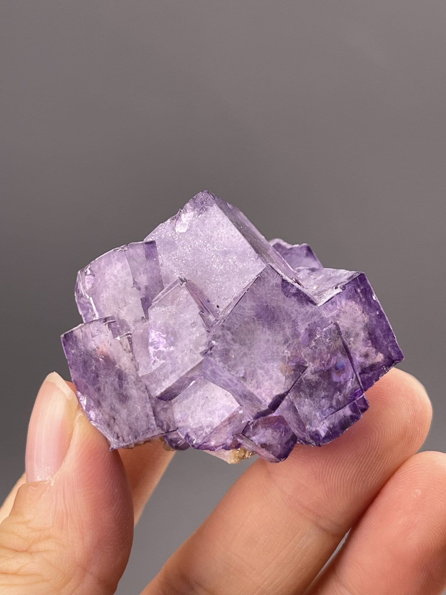 Green Fluorite Cube from Yaogangxian Mine, China – side profile