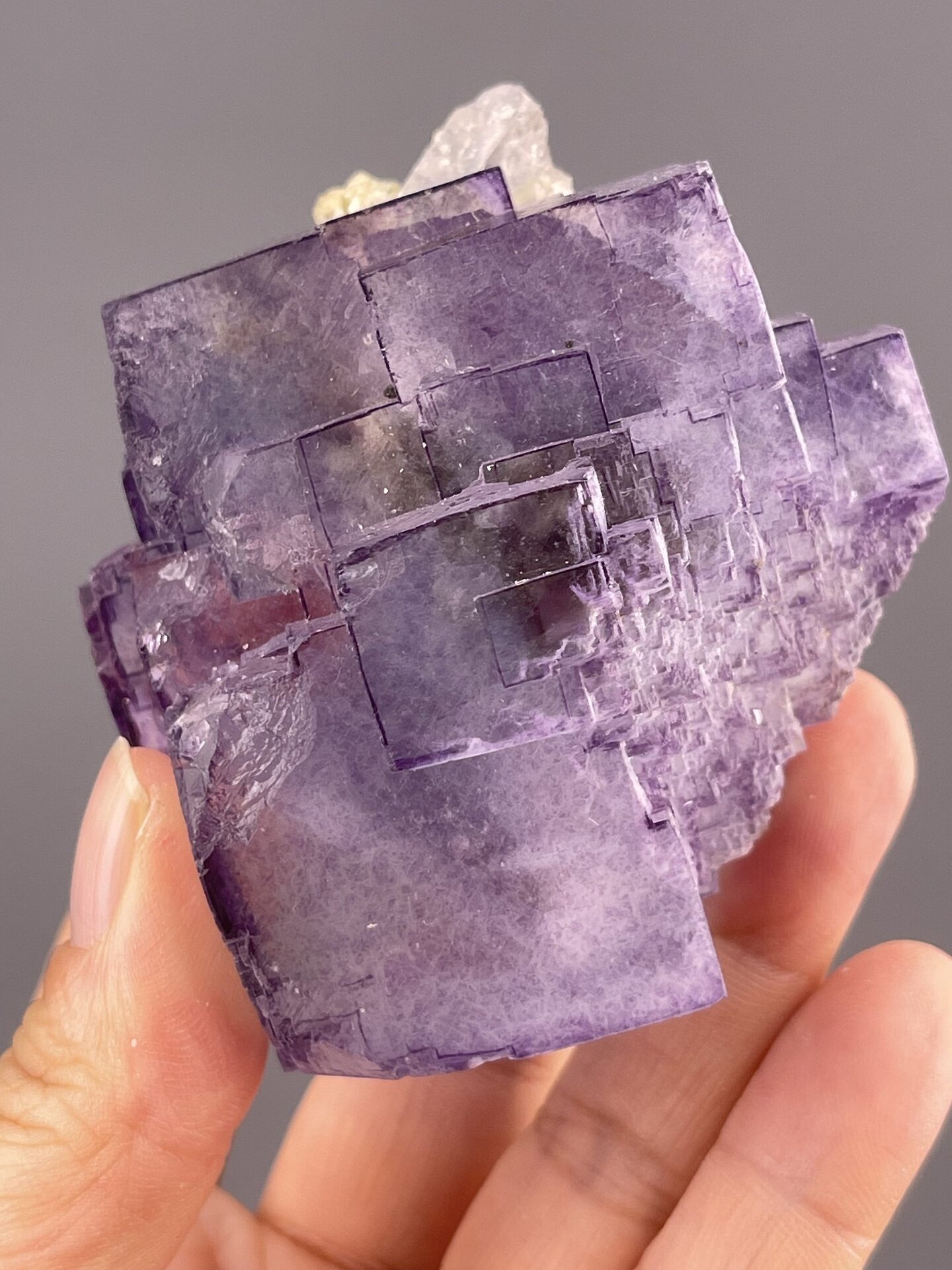 Fluorite Specimen from Chenzhou, Hunan – reverse side