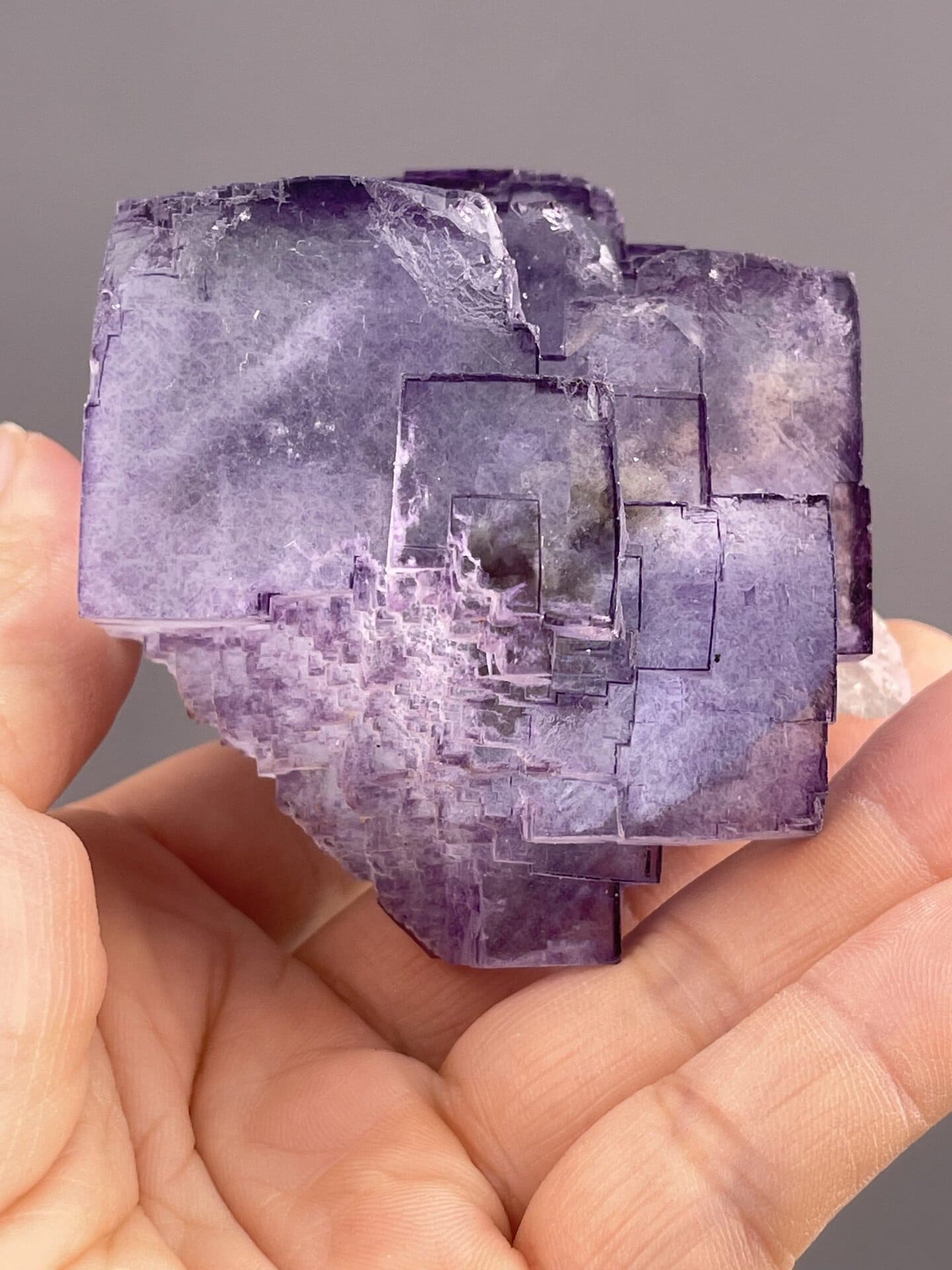 Fluorite Specimen from Chenzhou, Hunan – scale reference view