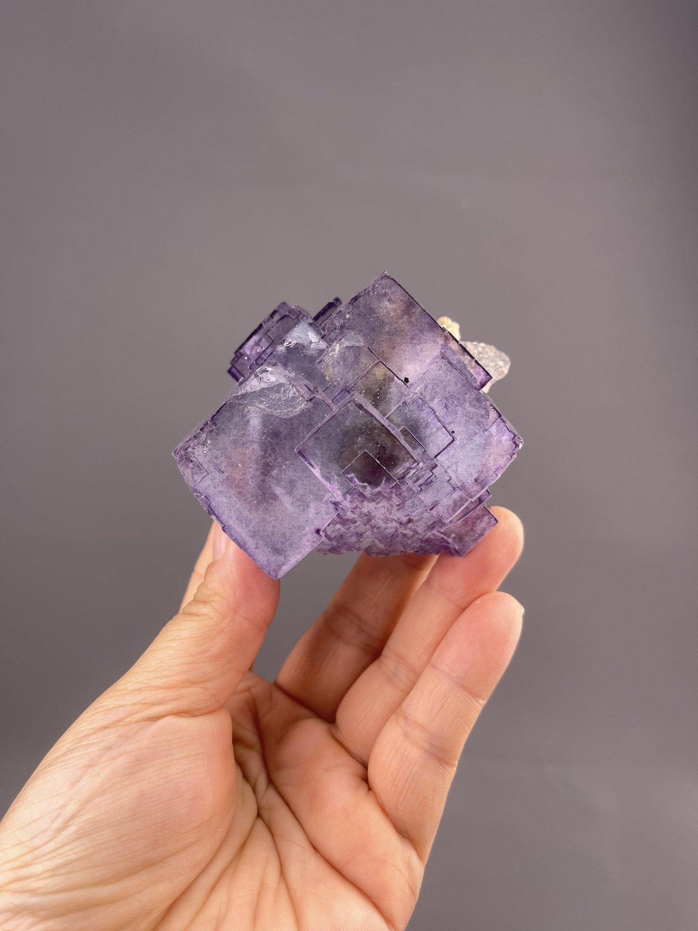 Fluorite Specimen from Chenzhou, Hunan – lustre and transparency detail