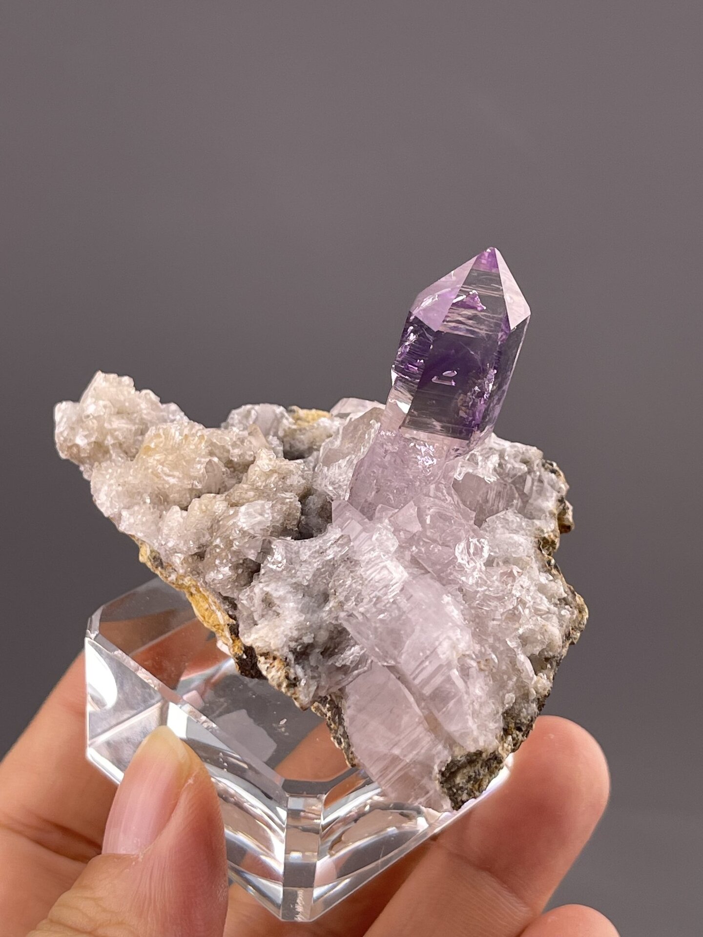 Quartz Crystal from Naica Mine, Mexico – reverse side