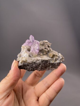 Amethyst Crystals - Elegant Light Purple - Vera Cruz, Mexico - Collectible Gemstones