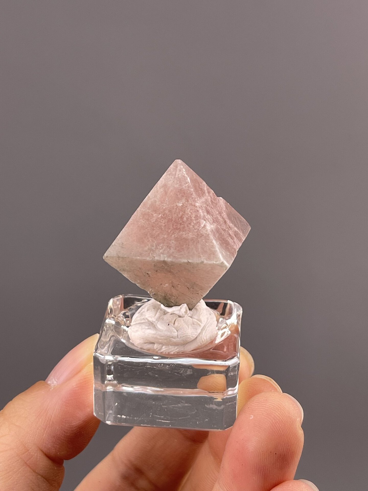 Fluorite Crystal Clusters from Inner Mongolia Origin – close-up of crystal surface