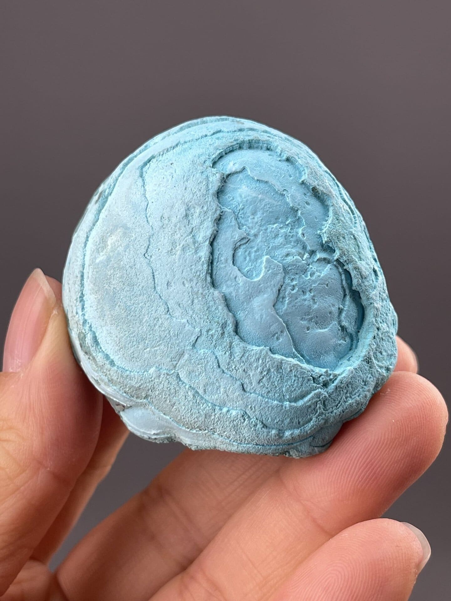 Chrysocolla Mineral Specimen from Democratic Republic of Congo – crystal termination detail