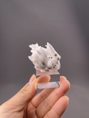 Aragonite Crystal Cluster - Dark Inclusions - Guizhou, China - Decorative and Collectible