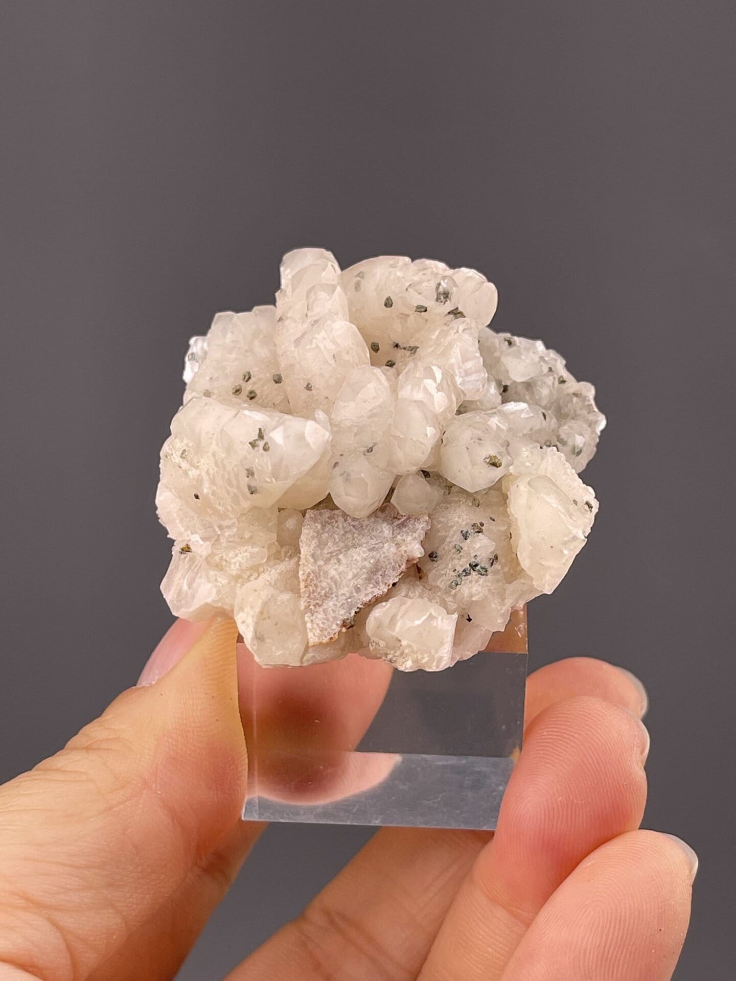 White calcite with sheaf spray form from Inner Mongolia, China