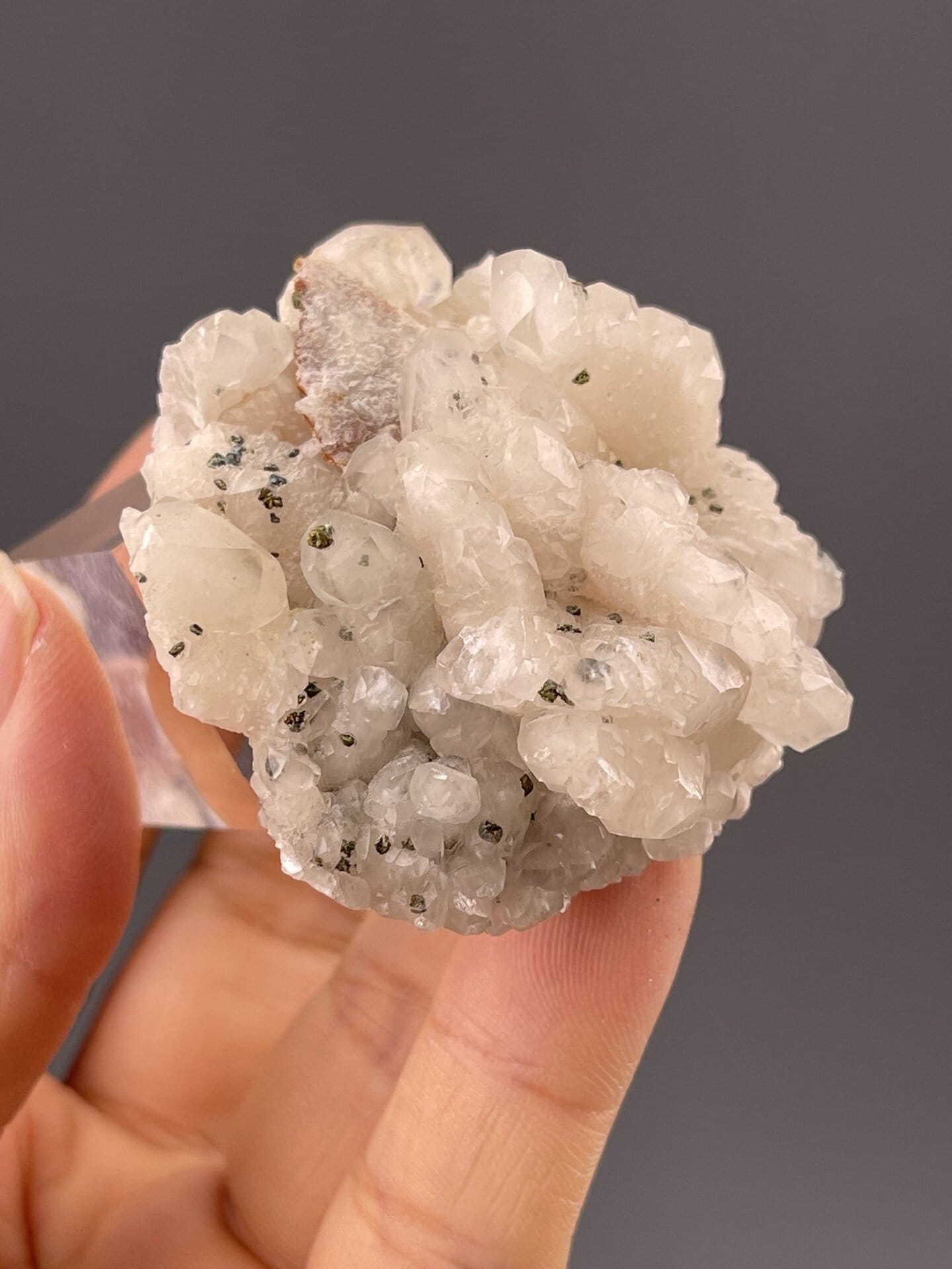 White sheaf form calcite from Inner Mongolia China, SKU 1107