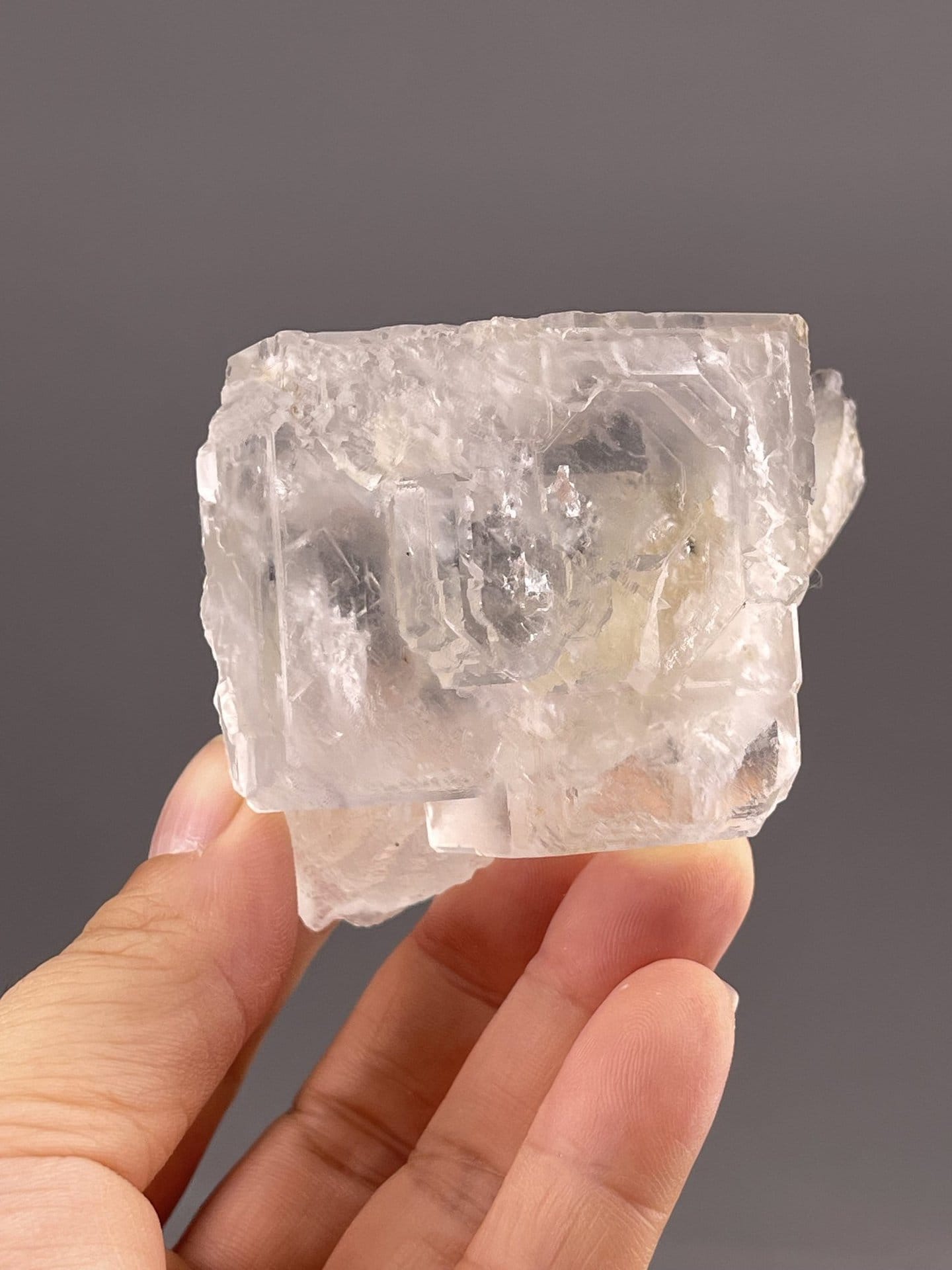 Fluorite Crystal Specimen from Chenzhou, Hunan, China – reverse side